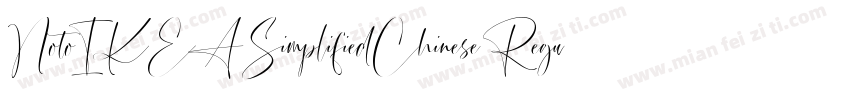 NotoIKEASimplifiedChinese Regular字体转换
